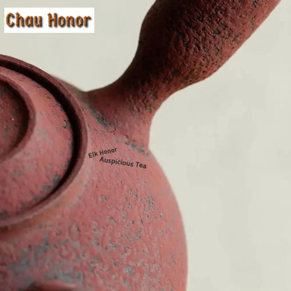 Antique Dunhuang Charcoal Tea Fire Stove Japanese Coarse Pottery Cooking Teapot Water Boiling Pottery Kettle Fire Warmer Wine
