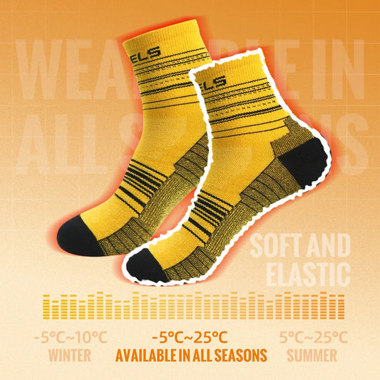 WRELS 1/3Pairs Merino Wool Socks Warm Thick Cushion Wool Socks Running Moisture Wicking Sports Socks Merino Wool Hiking Socks