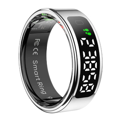 2026 COLMI R12 Smart Ring with Display Screen and Touch, Wireless Charging, Health Manager, 5 ATM Waterproof For Men Women