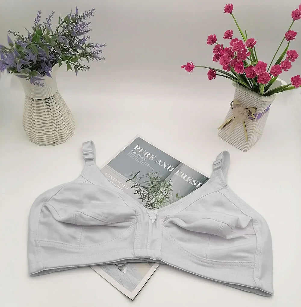 TOP Push Up Bra Plus Size Bras for Women Full Coverage D E F Cup Seamless Underwear Cotton Bh 115E 110E 105E 100E 95E 90E85E C02