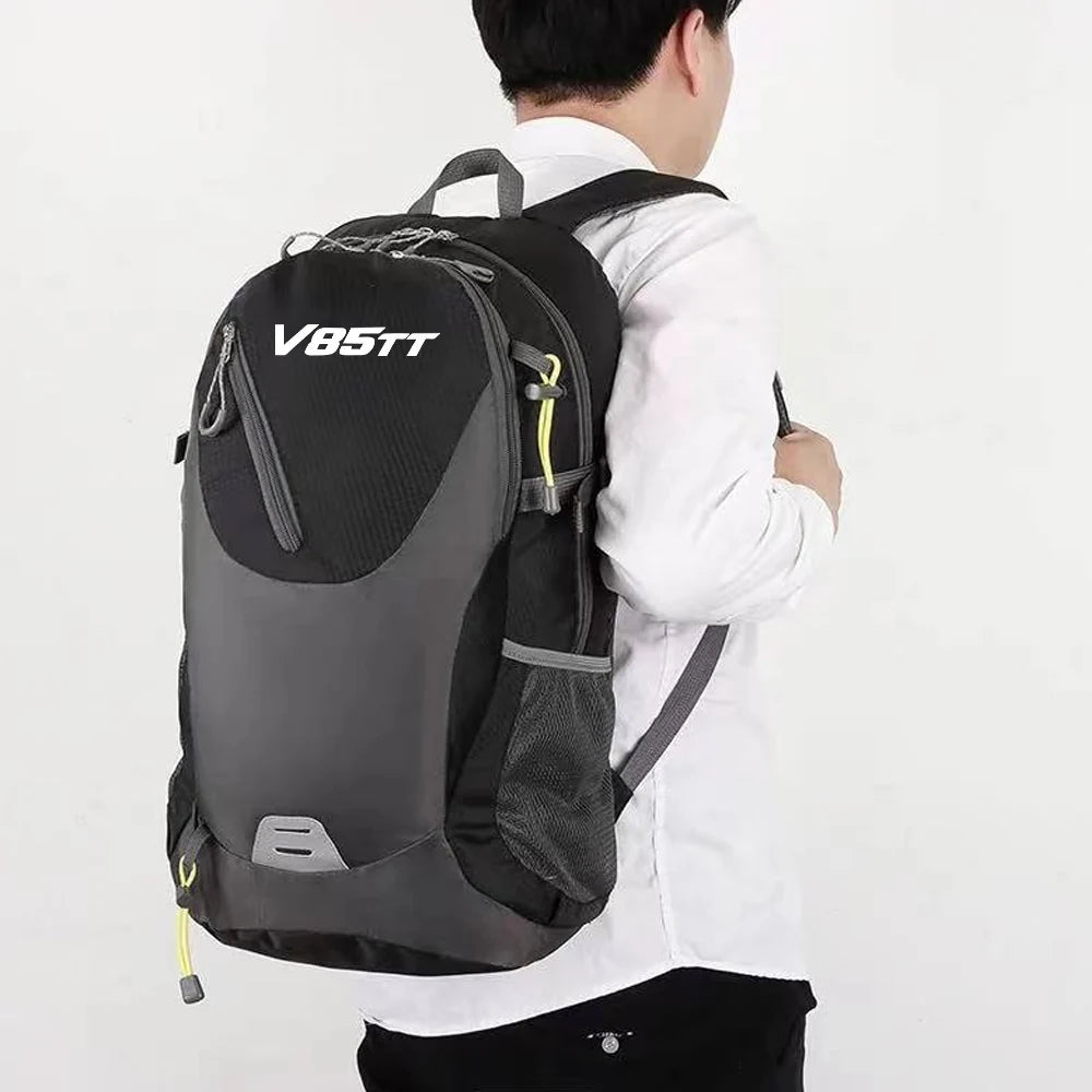 For MOTO GUZZI V85TT Men's and Women's Large Capacity Travel Backpack Motorcycle Accessories Outdoor Sports Mountaineering Bag