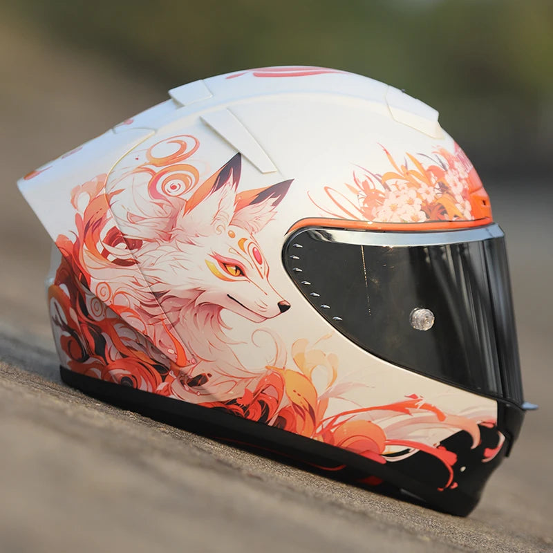 MKAN Full Face Motorcycle helmet Gumiho  helmet Riding Motocross Racing Motobike Helmet