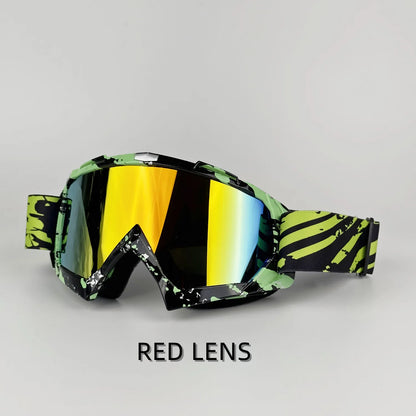 Newest Motorcycle Goggles For Men Motocross Sunglasses Safety Protective MX Night Vision Helmet Goggles vintage Driving Glasses