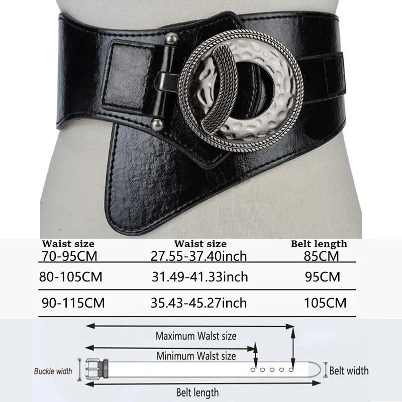 Hot Fashion Women Wide Waist Elastic Stretch Belt women's girdlestrap belts for women cinturon mujer cummerbund strap LB029