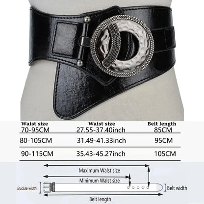 Hot Fashion Women Wide Waist Elastic Stretch Belt women's girdlestrap belts for women cinturon mujer cummerbund strap LB029