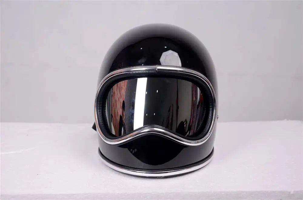 HOT Korea Japan Style Moto Helmet Fiberglass Shell Moto Helmet DAVID 2 Series Rider Gears Vintage Capacetes Cascos Para Moto