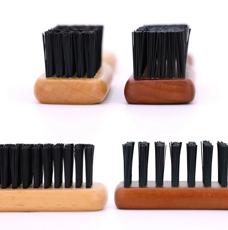 Barber Wood Handle Hairdressing Soft Hair Cleaning Brush Retro Neck Duster Broken Remove Comb Hair Styling Salon Tools Wholesale