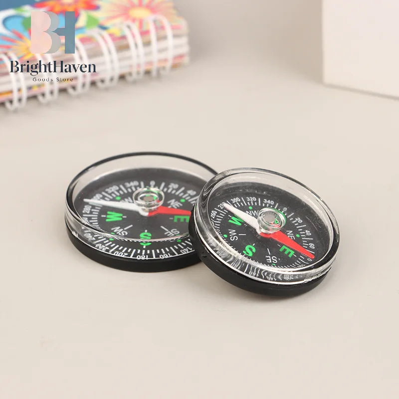 35/40MM Handheld Compass ABS Camping Pocket Compass Portable  Climbing Riding Children Gift Outdoor Survival Gear B.H