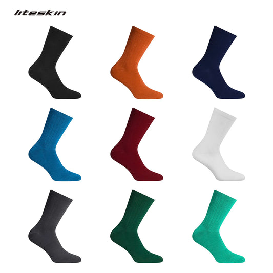 Liteskin Aero Cycling Socks Men Women's Bicycle Road Bike MTB  Race Running Soccer Football Sports Anti-slip Compression Socks
