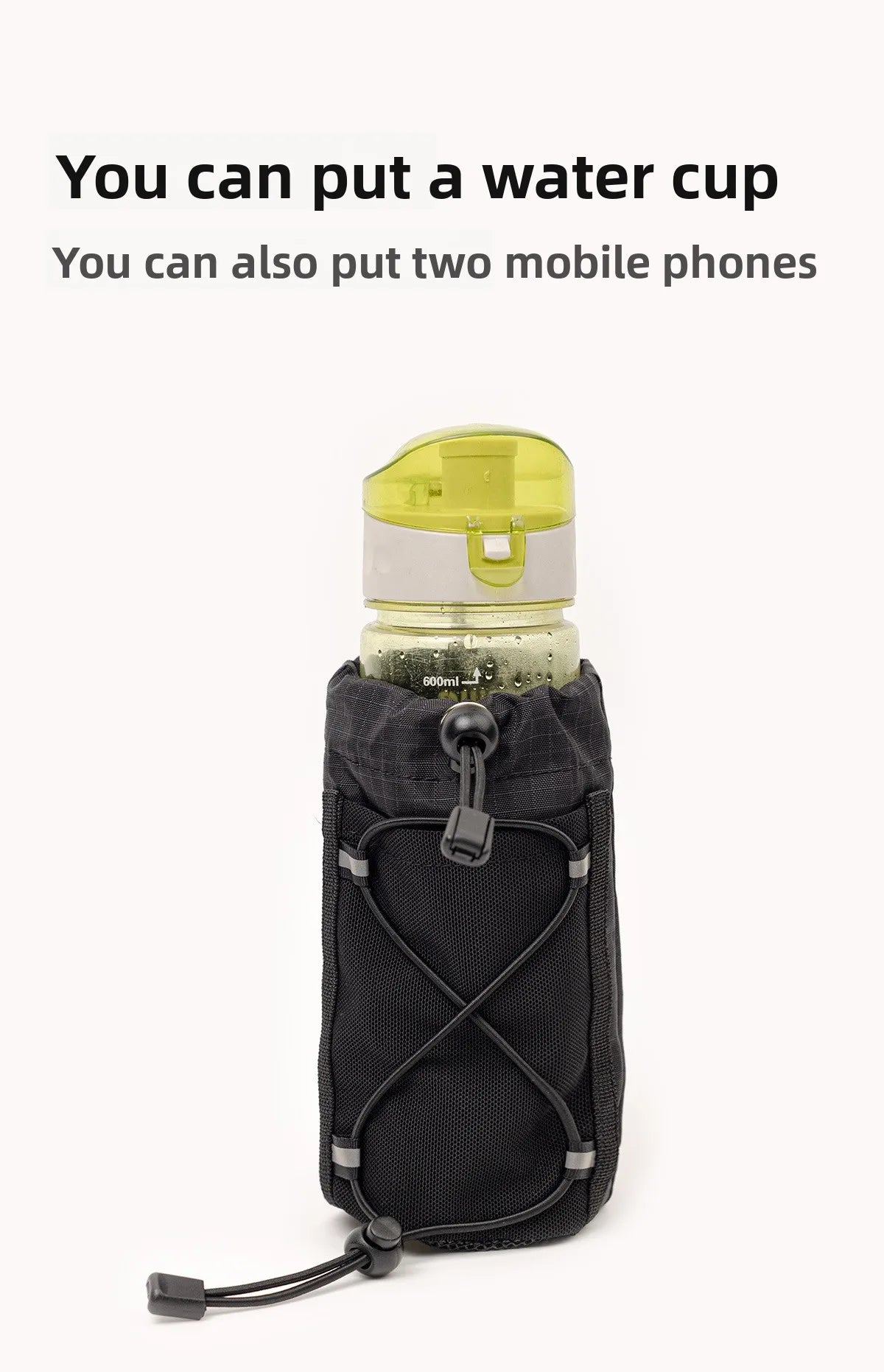 Outdoor Backpack Arm Bag Camping Climbing Strap Hanging Bag Phone Water Bottle Storage Bag for Hiking Mountaineering