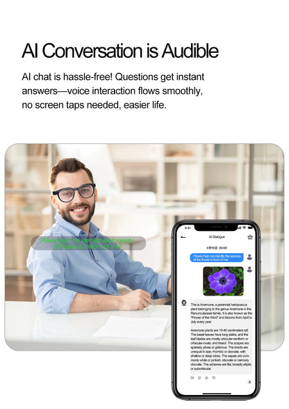 2026 New 8K HD AI Smart Glasses Men Chat GPT 800MP Camera Bluetooth Call AI Translation Voice Assistant Control Sunglasses Women