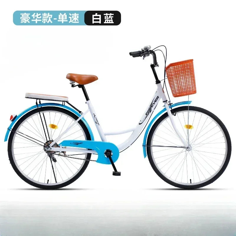 Cycling City 24/26 inch men's and women's bicycles light commuting ladies' student bikes leisure bicycles 2023