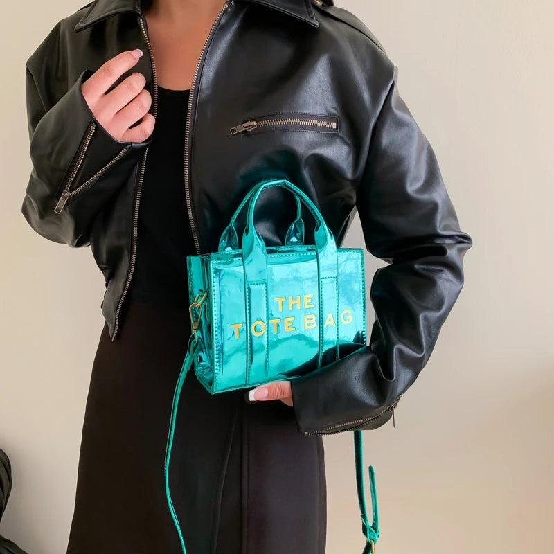 The Tote Bags For Women Crossbody Female Handbag New Solid Words Lette Leisure Large Bag Luxury Fashion Bag designer Bag for PU