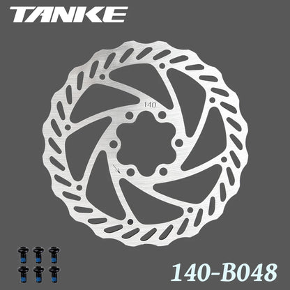 TANKE Bike Disc Brake 140 160 180 203 Rotors With Bolts Hydraulic Brake Road Mountain Bicycle MTB Oil Slick Rotor Bicycle Parts