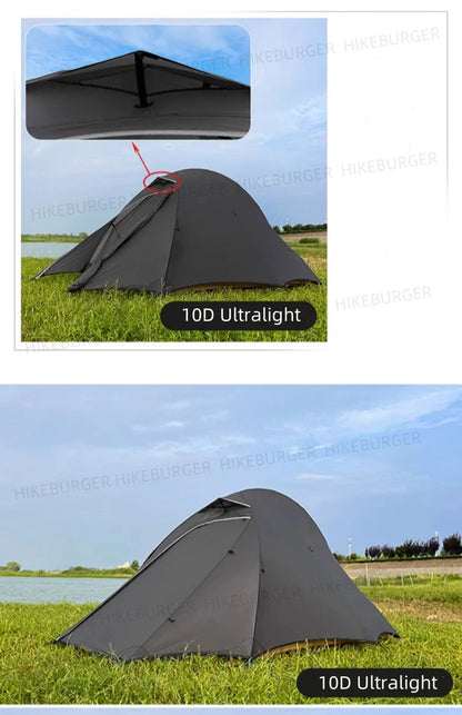 ASTA GEAR Yunque 10D Ultralight 1P Tent Outdoor Camping Fish Spine Waterproof Windproof Silicon Coating Trekking Tent