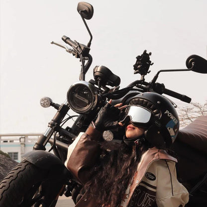 For Retro Anti-Fog Motorcycle Goggles Harley Windscreen Windproof Dustproof Riding Glasses for Motorbike