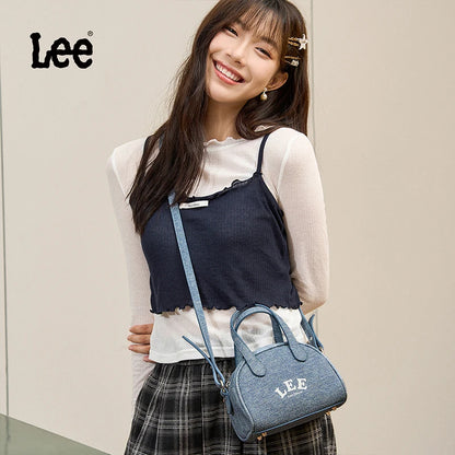 LEE Classics Vintage Design Women Small Leather Handbag Fashion Waterproof Outdoor Travel Daily Mini Crossbody Shoulder Bag