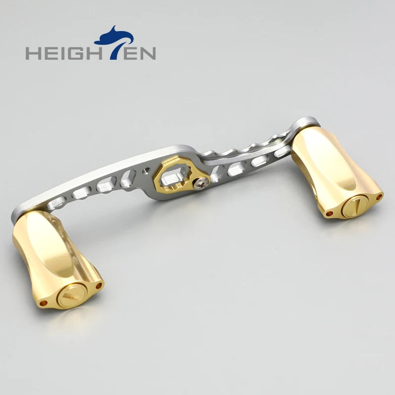 HEIGHTEN Baitcasting Reel Mod Kit Double Handle Center Distance 95mm +Diameter 21mm Knobs Lure Fishing Modification Accessories