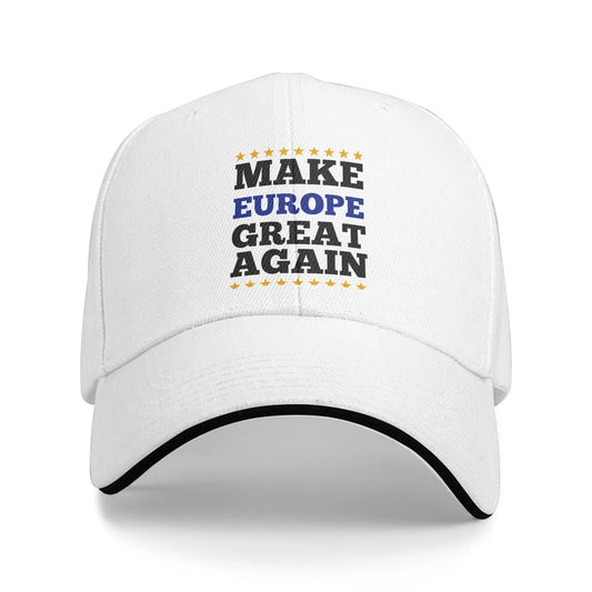 MEGA Make Europe Great Again Sun Baseball Cap Summer Women Men   Trucker Hat Breathable Stylish Hiking Fishing Baseball Caps