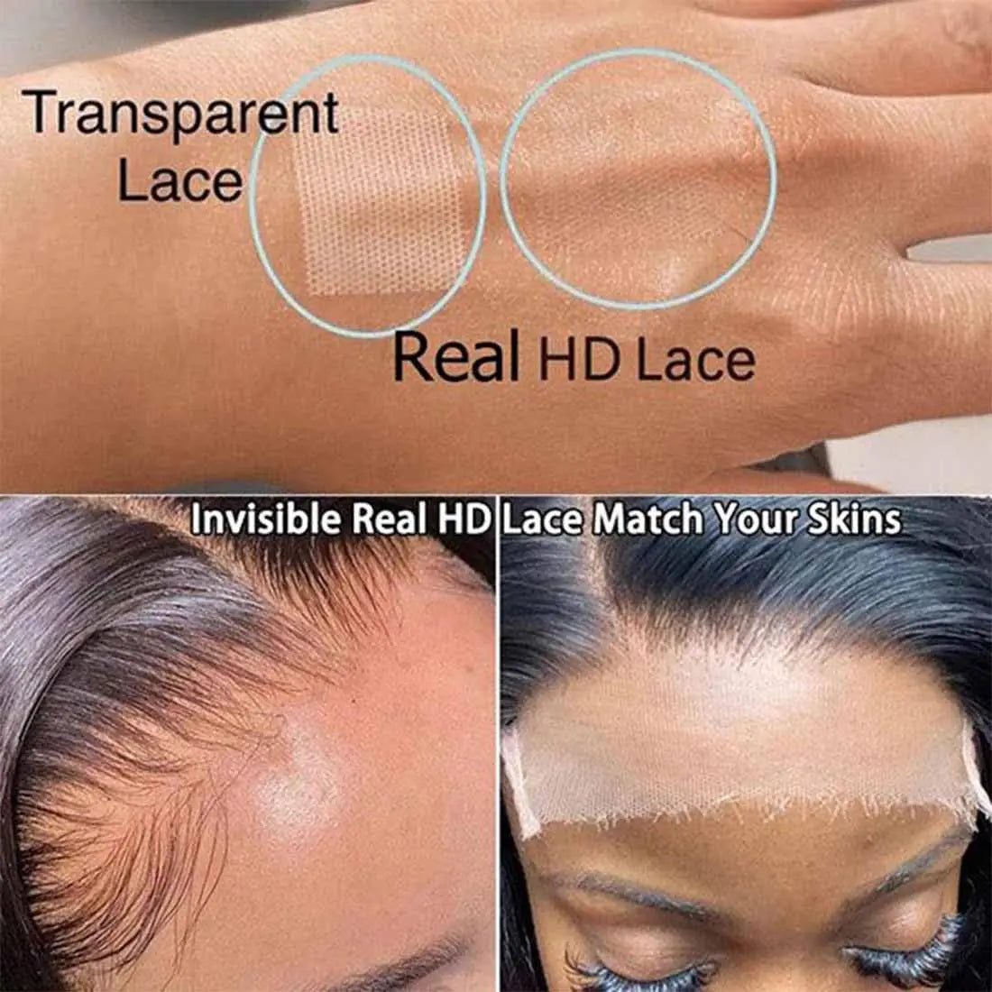 13×6 HD Lace Frontal Curly Wigs Glueless Wigs Human Hair 13×4 400 Density Curly 360 HD Transparent Lace Wig PrePlucked For Women