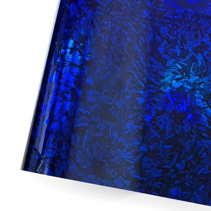 145cmx200cm Laser Carbon Fiber Wrap Self-adhesive Film Door Roof Hood Blue Vinyl Paper for Car Accessory Car Wrapping Stickers