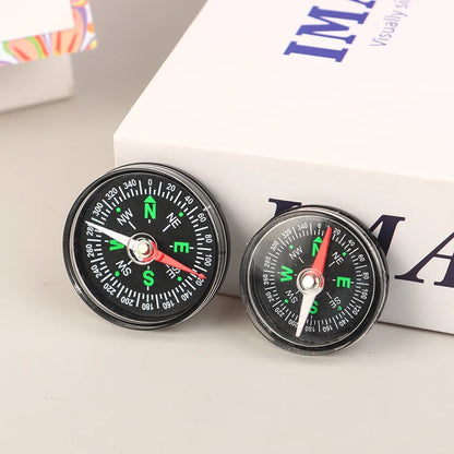 35/40MM Handheld Compass ABS Camping Pocket Compass Portable  Climbing Riding Children Gift Outdoor Survival Gear B.H