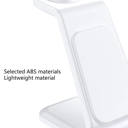 3 In 1 Magnetic Wireless Charger Stand For iPhone 16 15 14 13 Pro Max Apple Watch 9 8 AirPods Fast Charging For Samsung Xiaomi
