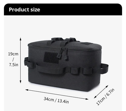 CAOX Outdoor Camping Picnic Bag Camping Supplies Tactical Gear Tent Camping Accessories Large Capacity Travel Bag Picnic Bag