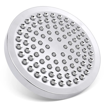 Shower Head High Pressure Rain Adjustable Stainless Steel 6 Inch Wall Mounted Rainfall Shower Bathroom Accessories Replacement