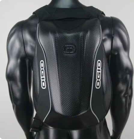 Ogio 30L-48L Waterproof Motorcycle Hard shell backpacks Moto Racing bags MX Motocross Carbon Fiber Full Face Helmet Bags