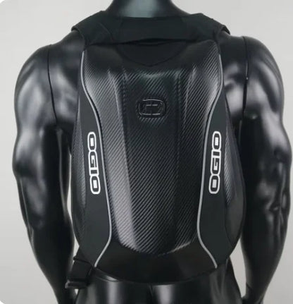 Ogio 30L-48L Waterproof Motorcycle Hard shell backpacks Moto Racing bags MX Motocross Carbon Fiber Full Face Helmet Bags