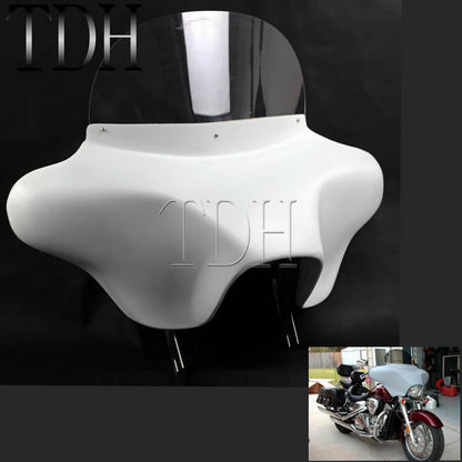 Batwing Fairing Windshield Hardware Kit For Harley Touring Road King FLHR CVO 94-13 Headlight Cowl Deflector Bracket 6x9 Speaker