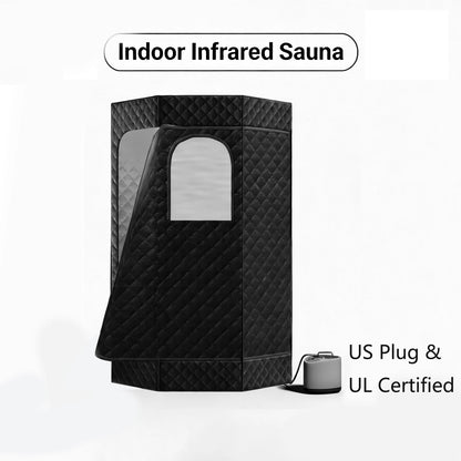 For Full Size Personal One Person Full Body Sauna Spa Deluxe Portable Steam Sauna Room for Home Relaxation