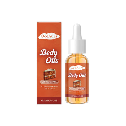 Vanilla Body Oil Improve Dryness Skin Increase Elasticity Relieve Roughness Hyaluronic Acid Body Oil Quick-Absorb Skin Care