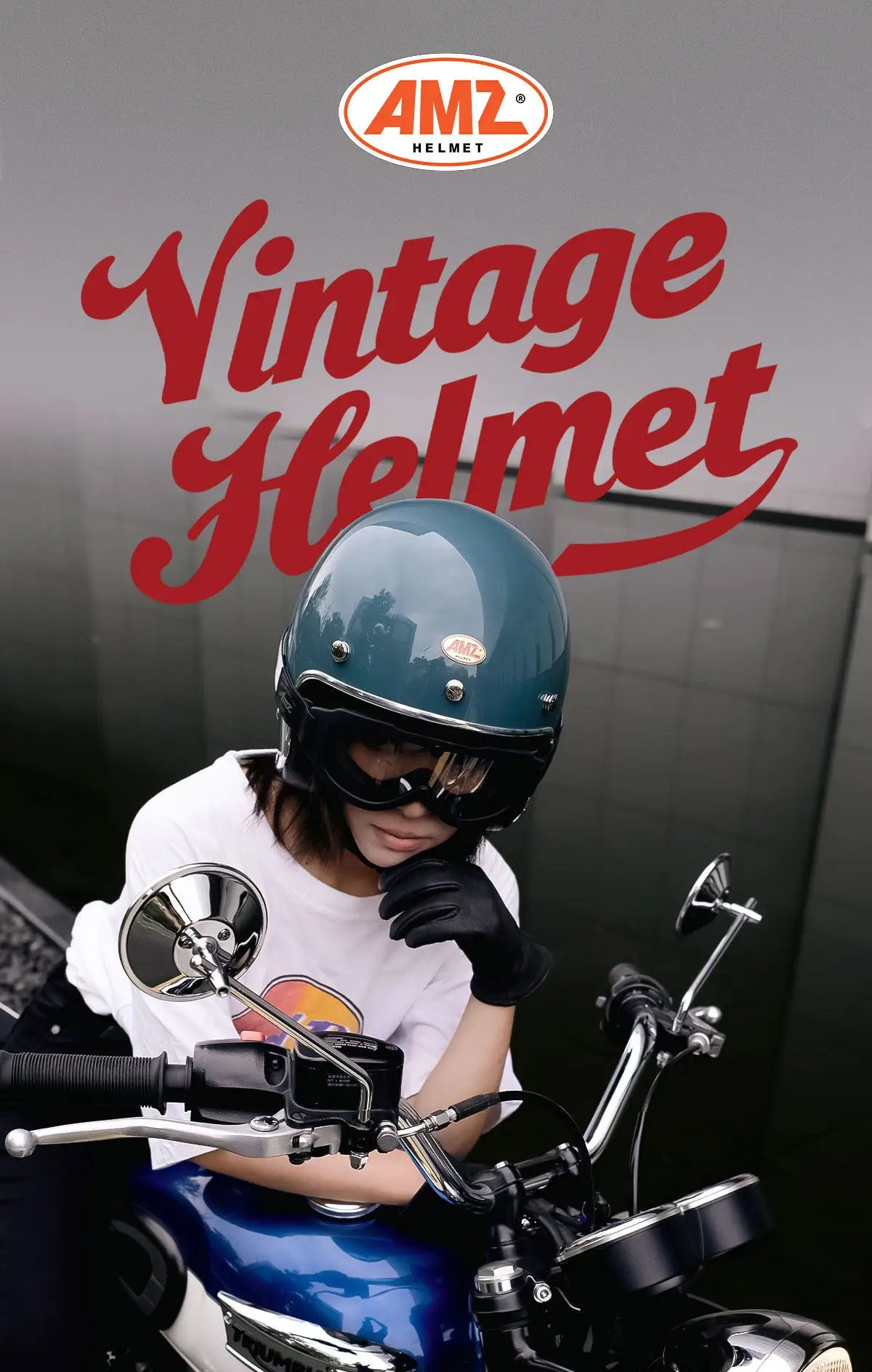 ECE DOT Approved Retro Motorcycle Helmet Open Face Moped 3/4 Vintage Low Profile Japanese Style Half Helmet Men Women Casco Moto