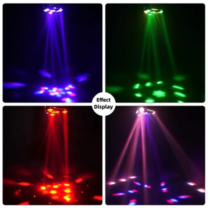 150W Moving Head Disco Lights for Parties Beam Strobe Light DJ Equipment RG Laser DMX/Remote Control/Auto Stage Effect DJ Set