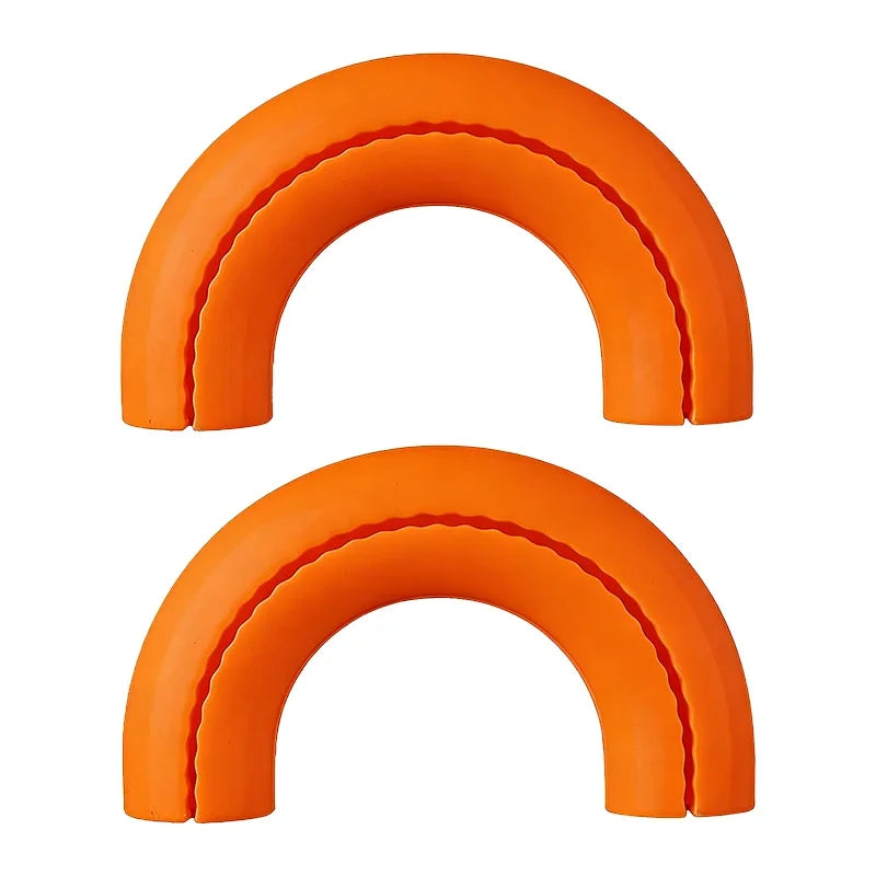 1 Pair Cars Exterior Accessories D-Ring Towing Hook Sleeve For F150 2004-2024 Red D Ring Towing Hook Sleeve
