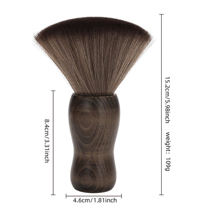 Professional Barber Duster Neck Face Brushes Hair Clean Soft Black Hairbrush Salon Cutting Hairdressing Styling Make Tools