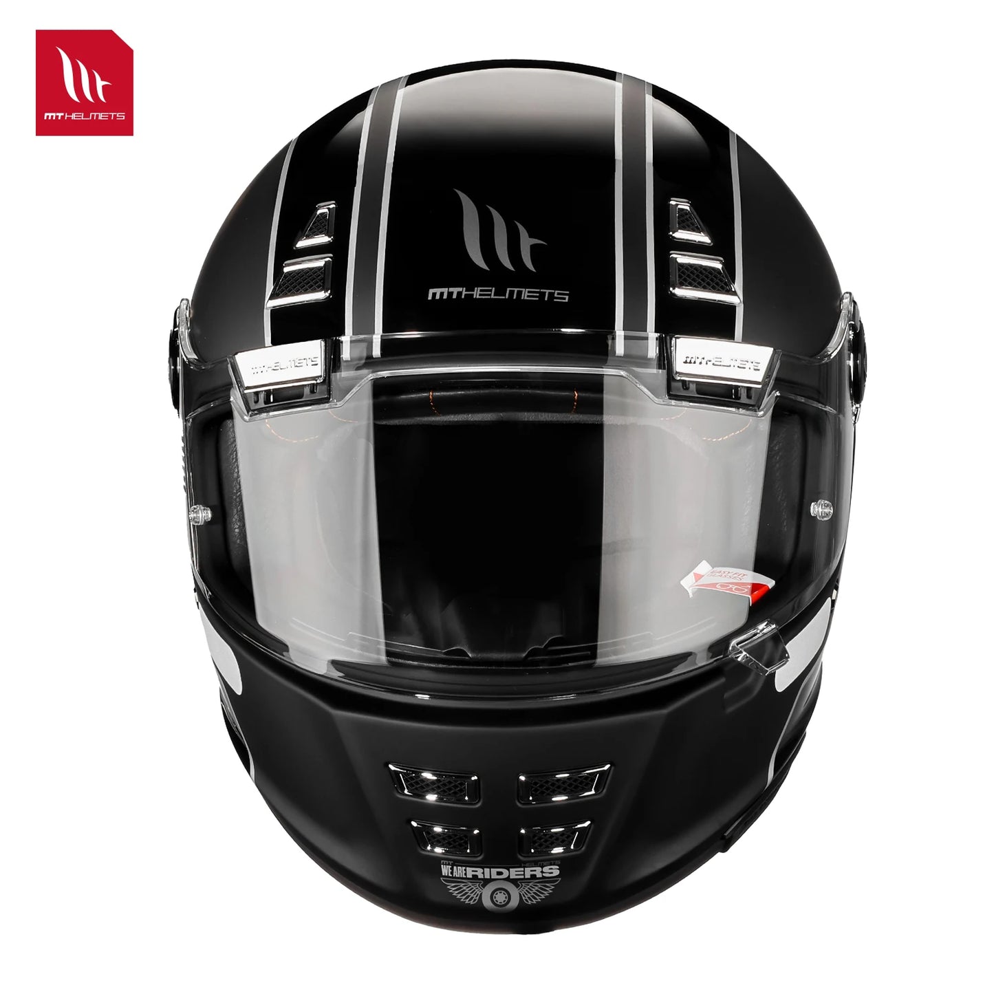 MT Jarama Retro Motorcycle Helmet DOT ECE Certification Full Face Racing Off Road Helmet Cascos Para Motos Capacete Casco Moto