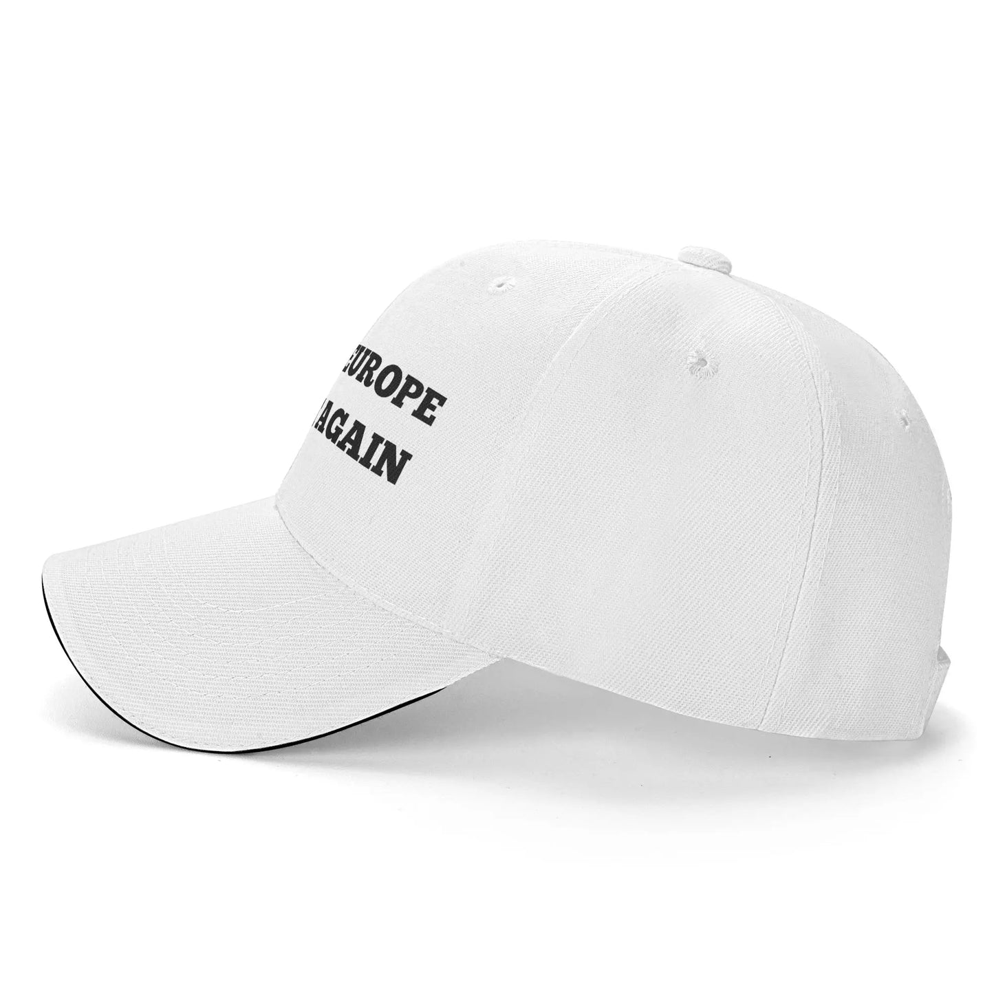 Make Europe Great Again Baseball Cap  Women Men Print Trucker Hat Summer Casual Outdoor Gym Sun Visor Baseball Caps