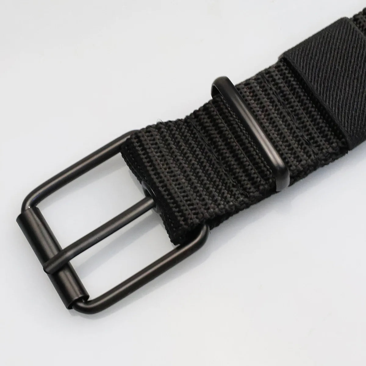 New Porous Pin Buckle Canvas Belt Men's Fashion Versatile Belt Student Youth Military Training Extended Denim Designer Belt
