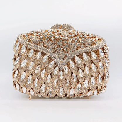 Diamond Dinner Hollow Rhinestone Banquet Clutch Bag Handtassen Dames Bolsos De Fiesta Para Mujer Boda Women's Rhinestone Handbag