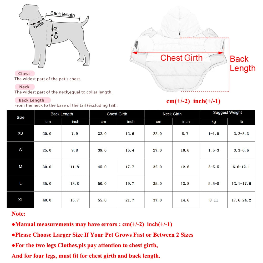 Autumn Dog Clothes Winter Pet Dog Coat With Hooded For Small Medium Dogs Cats Windproof Puppy Solid Overalls Yorkshire Bulldog