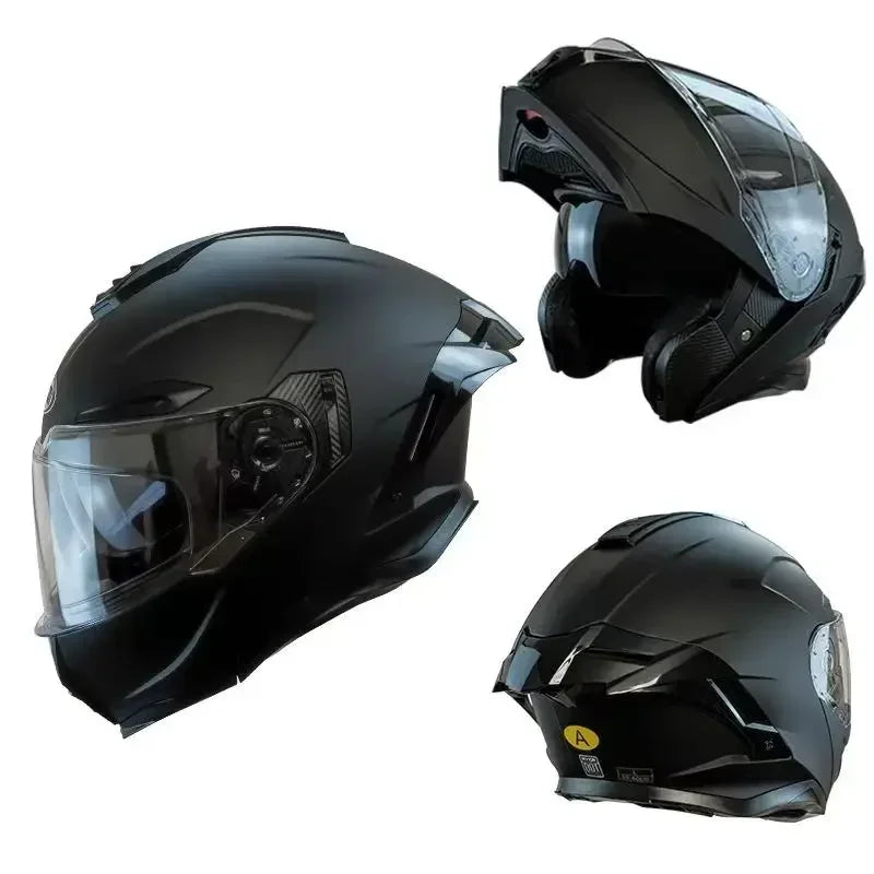 Flip up Motorcycle Helmet Full face Dual lens off-road Racing helmet Men Cascos para moto Motorbike Helmet DOT Approved For BMW