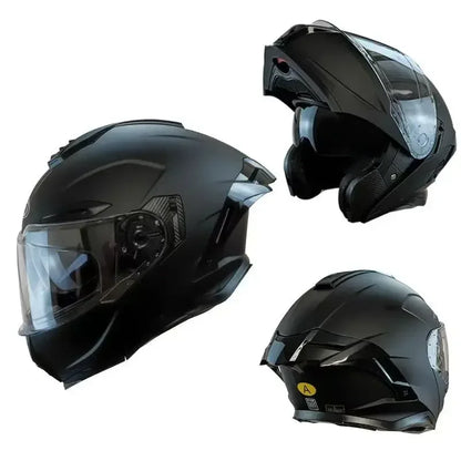 Flip up Motorcycle Helmet Full face Dual lens off-road Racing helmet Men Cascos para moto Motorbike Helmet DOT Approved For BMW