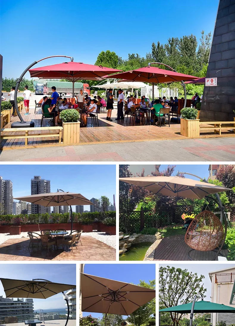 Outdoor Garden Parasol Garden Terrace Large Sun Umbrella