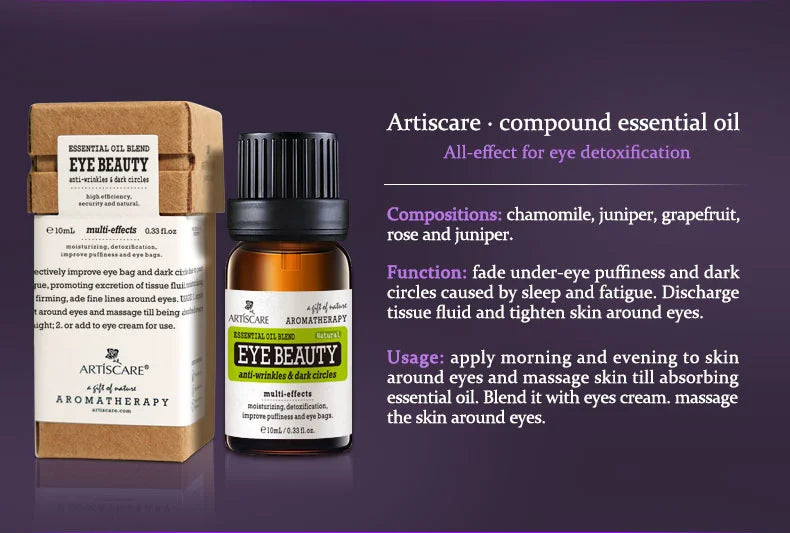 ARTISCARE Essential Oils Beauty Eyes Stretch Marks Removal Body Slimming Breast Enlargement Aromatherapy Massage Oil
