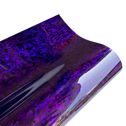 PET Carbon Fiber Sticker Vinyl Paper for Car Vinyl Wrap Glossy Auto Wrapping Cars Film Covering Laser Purple Motorcycles Vinyls