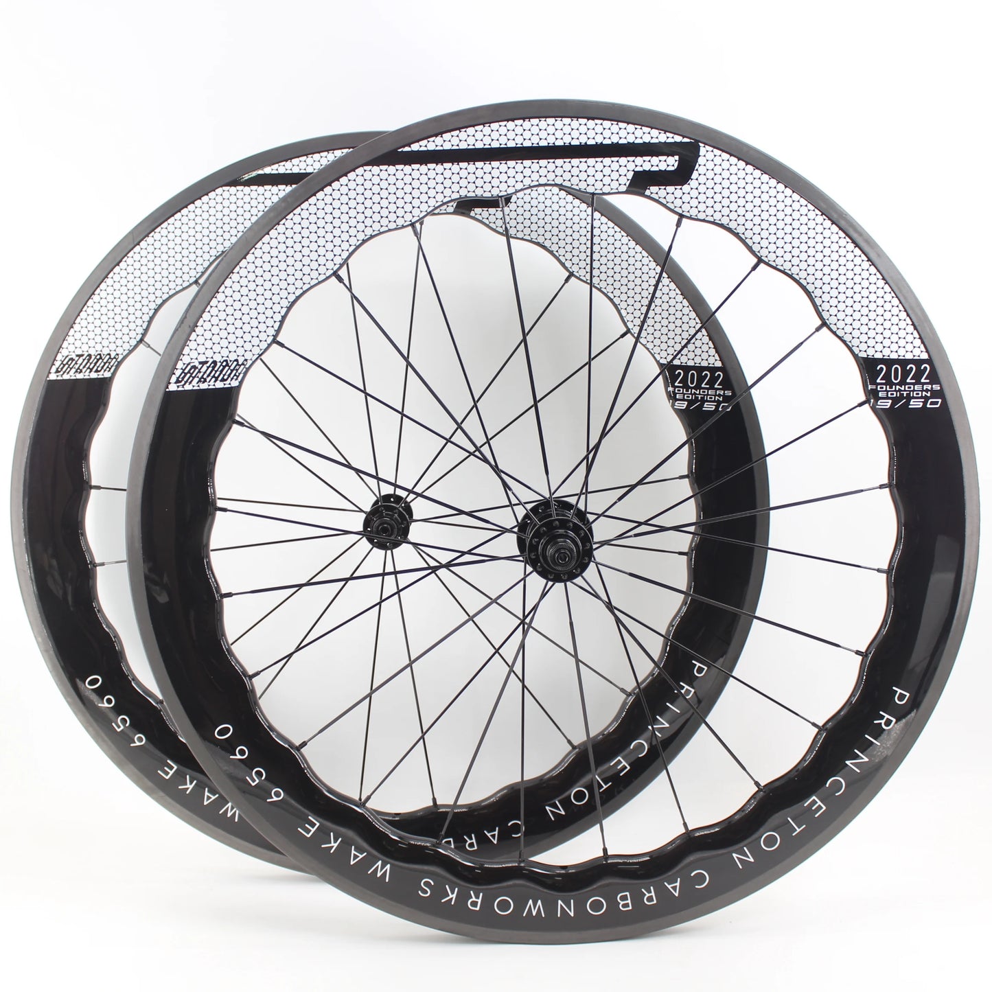 Newest 700C Road Bike UD Full Carbon Fibre wheelset Carbon Bicycle Wheelset clincher tubeless rims 65mm wave 25mm width V brake