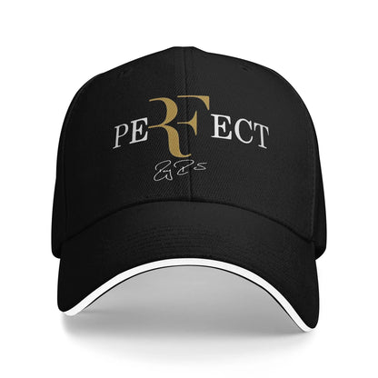 Spring Team Roger Federer Logo Baseball Cap  Kpop Rock Casual Custom DIY Sun Trucker Hat Unisex-Teens Sunscreen Snapback Cap
